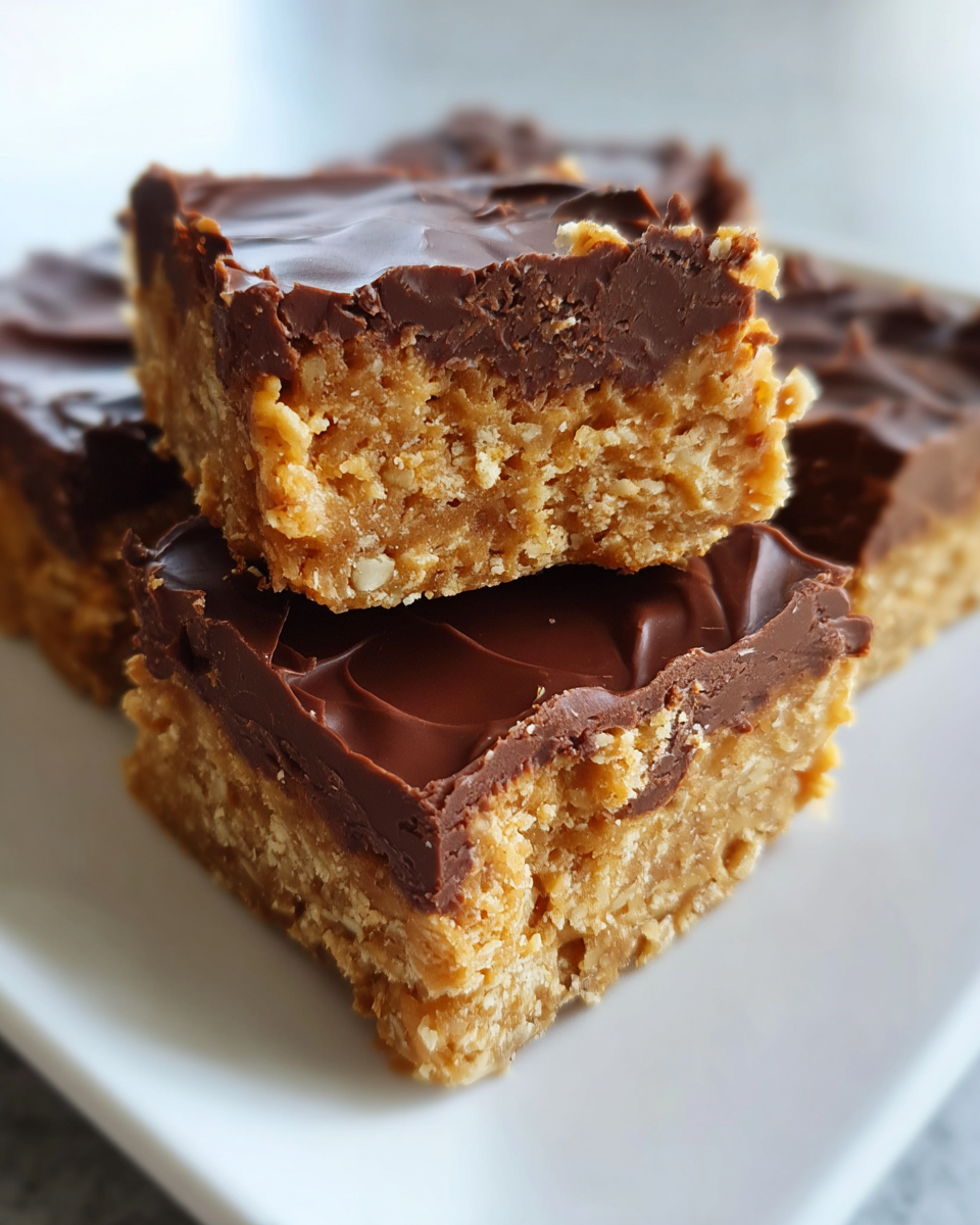 No-Bake Peanut Butter Bars - detail 4