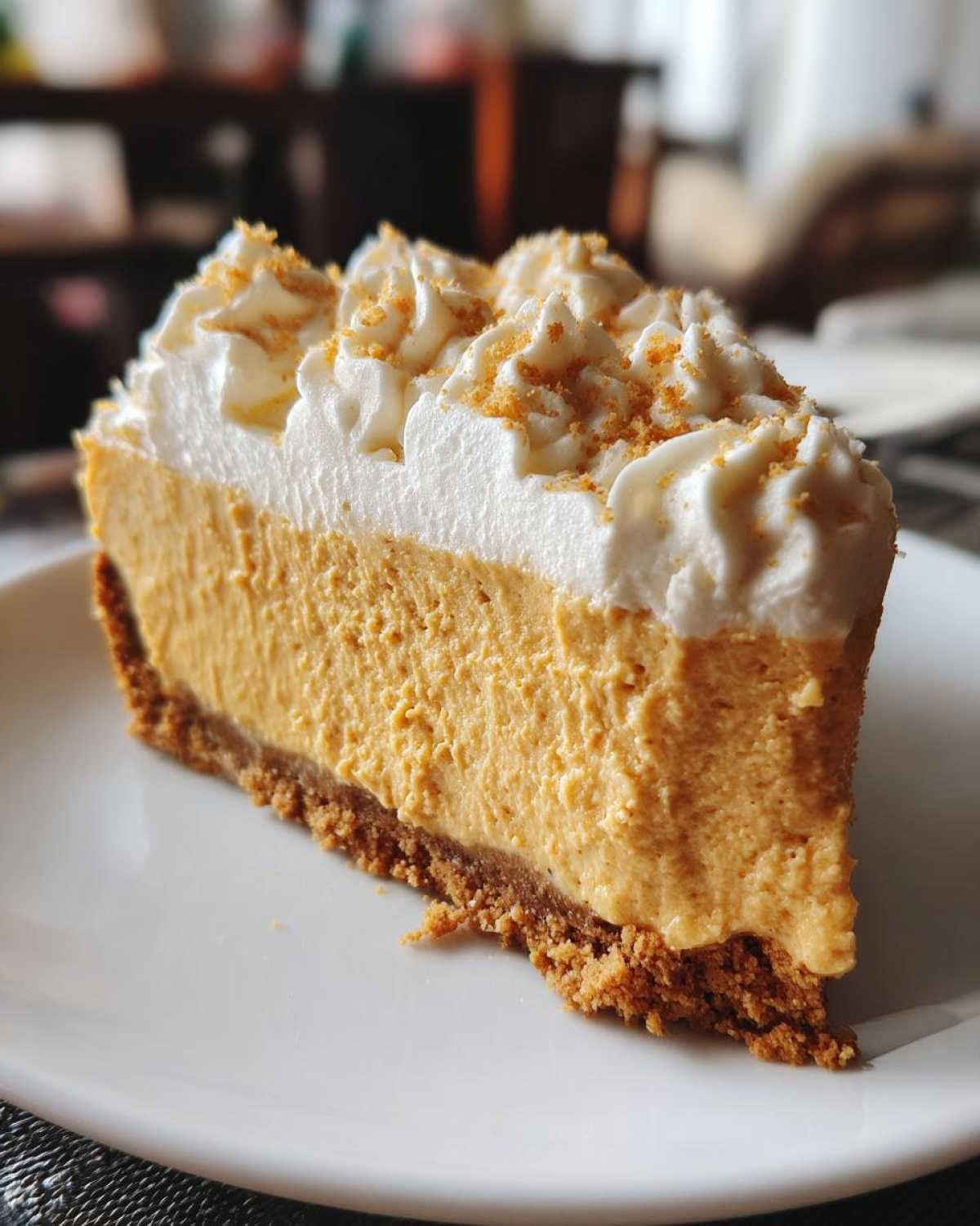 No-Bake Pumpkin Cheesecake - detail 1