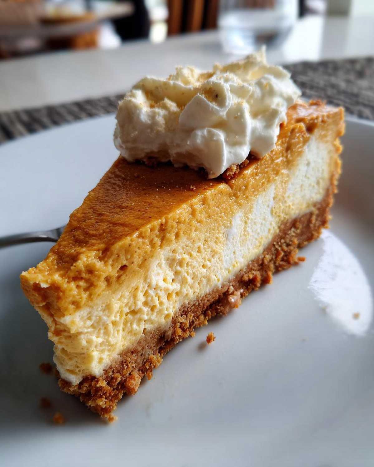 No-Bake Pumpkin Cheesecake - detail 4