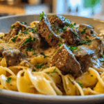 One-Pot Beef Stroganoff