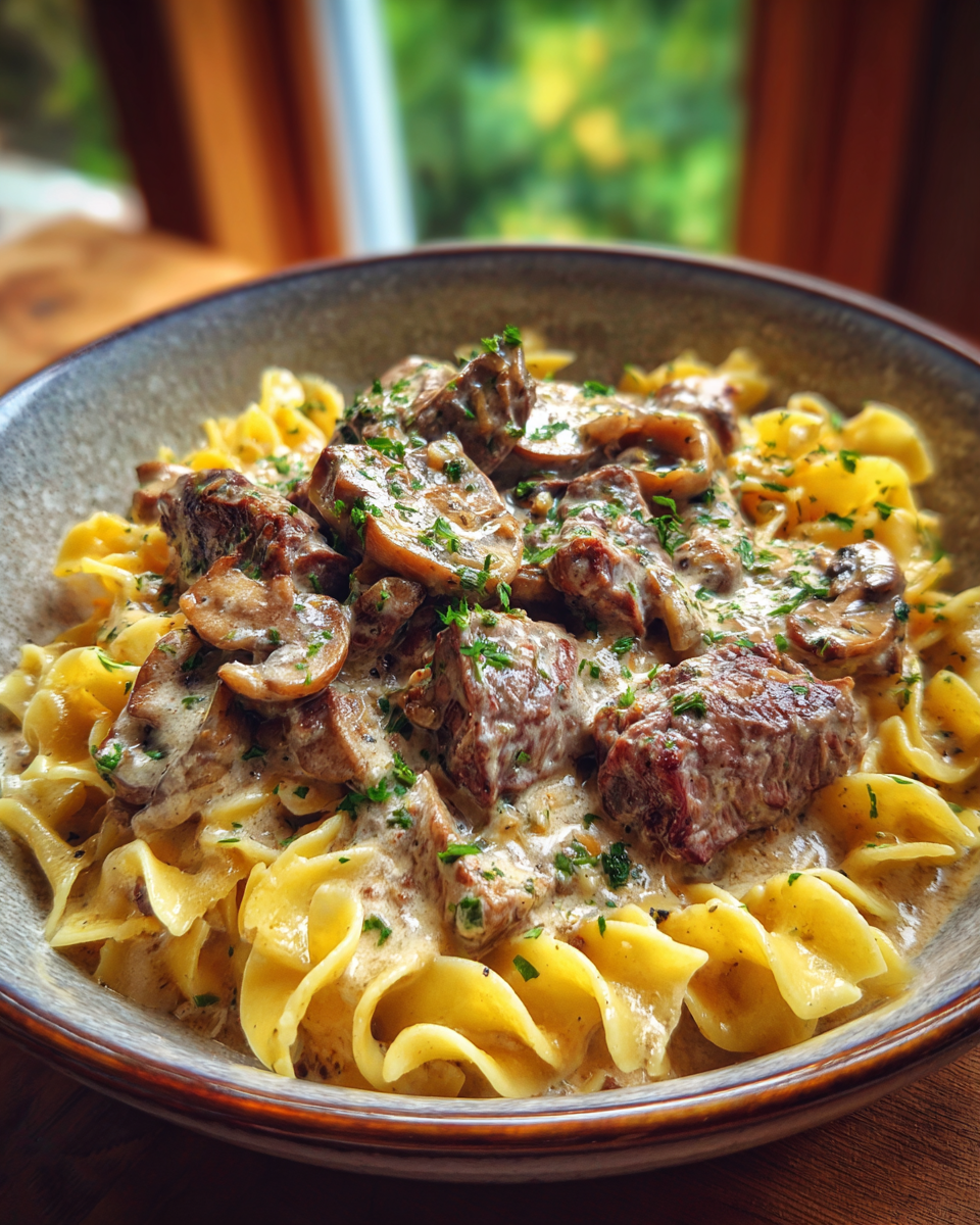 One-Pot Beef Stroganoff - detail 3