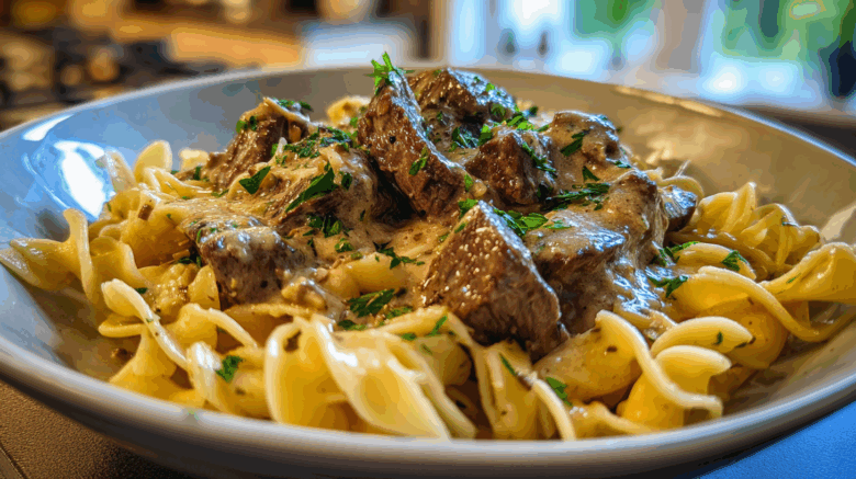 One-Pot Beef Stroganoff