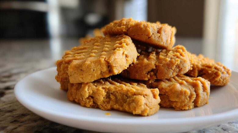 Peanut Butter Pumpkin Dog Treats