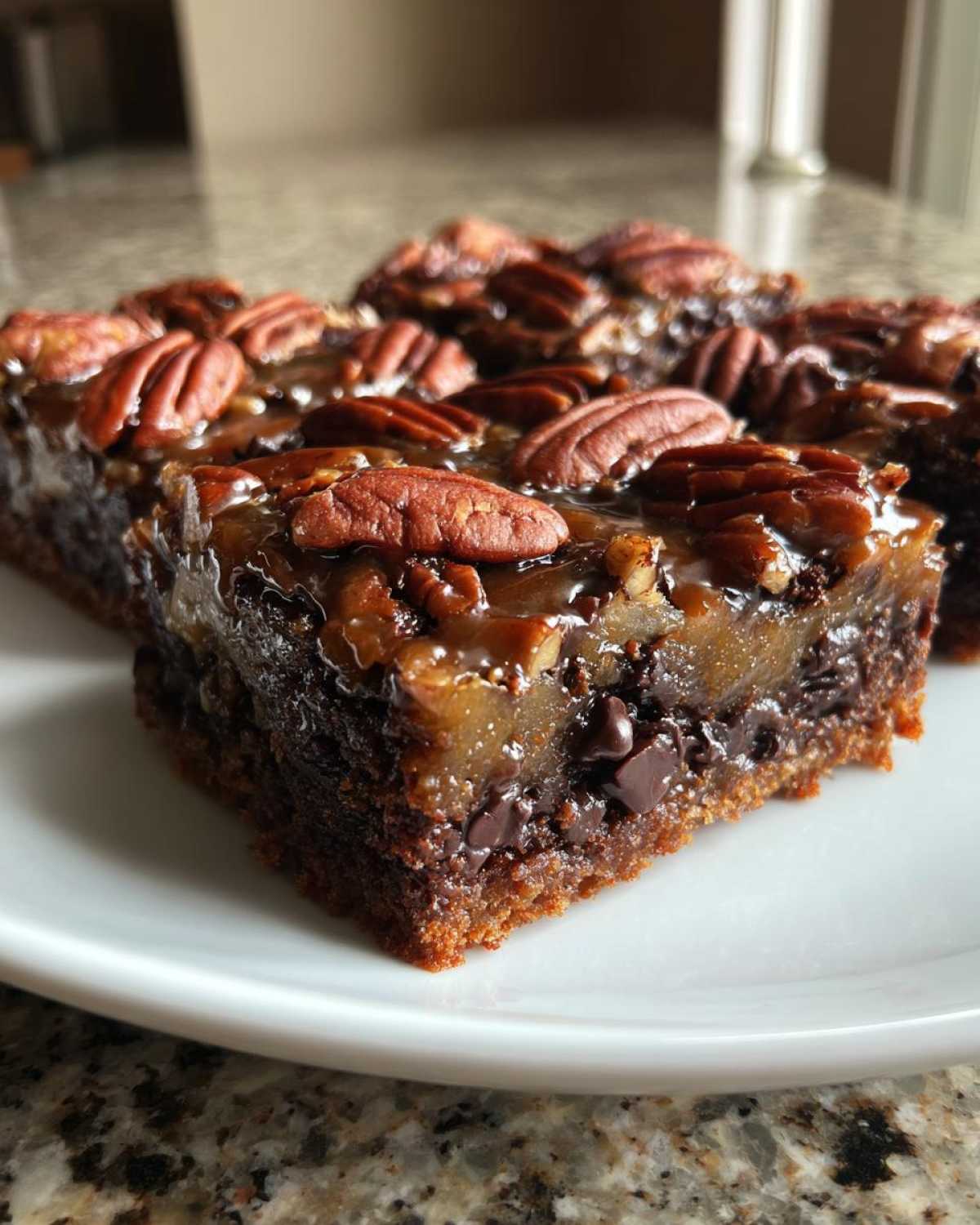 Pecan Pie Brownies - detail 2