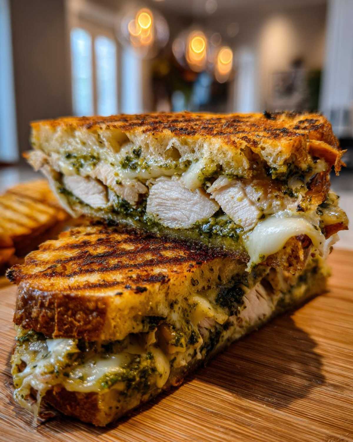 Pesto Chicken Panini - detail 4