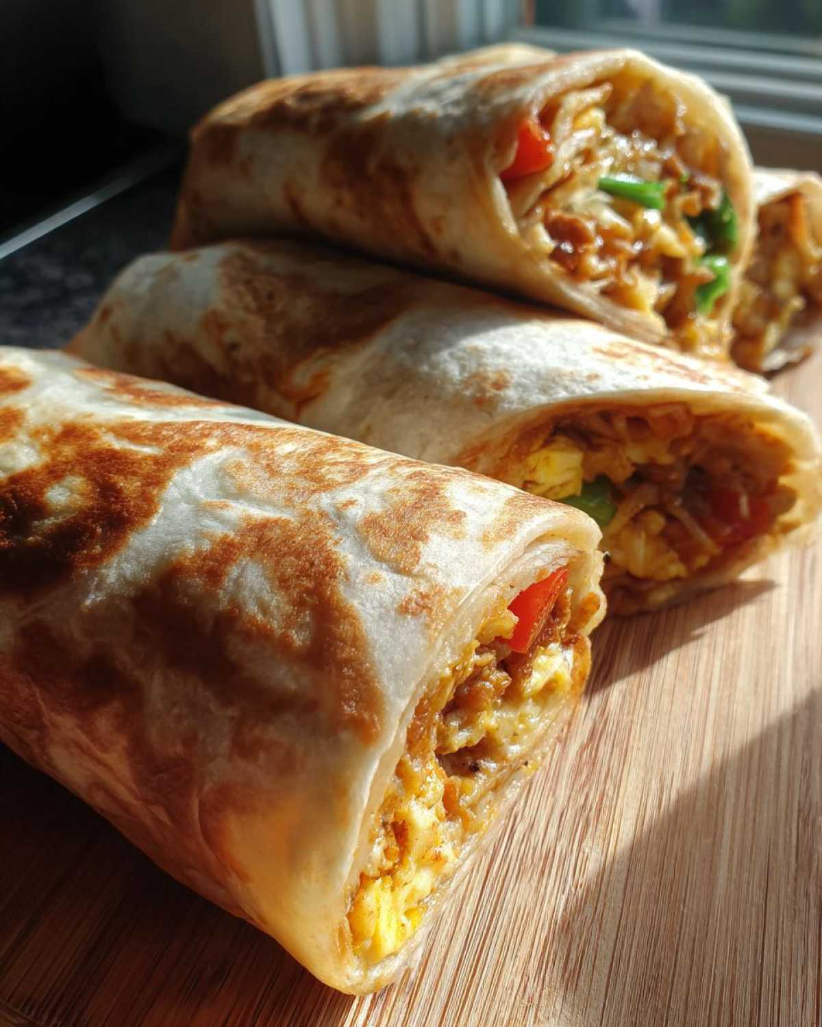 Protein Breakfast Burritos - detail 2