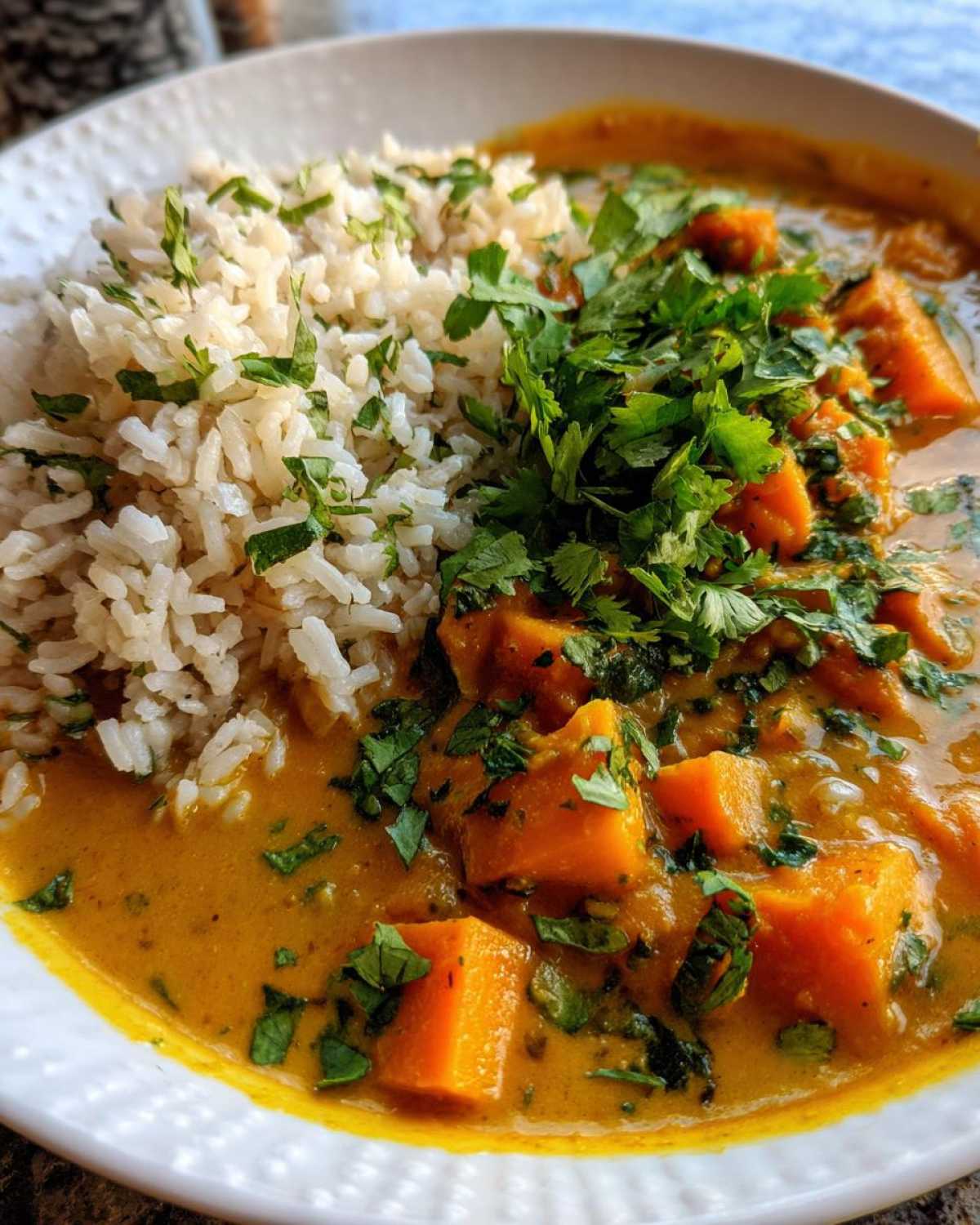 Pumpkin Coconut Curry - detail 1