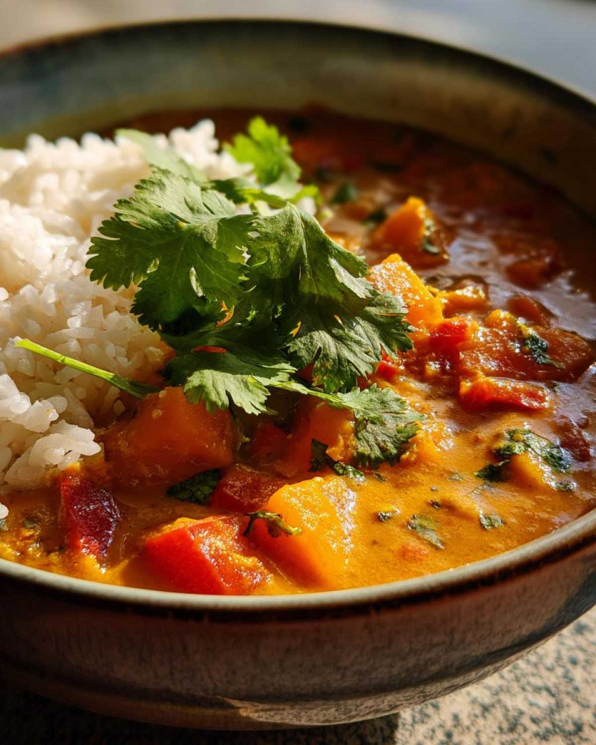 Pumpkin Coconut Curry - detail 3