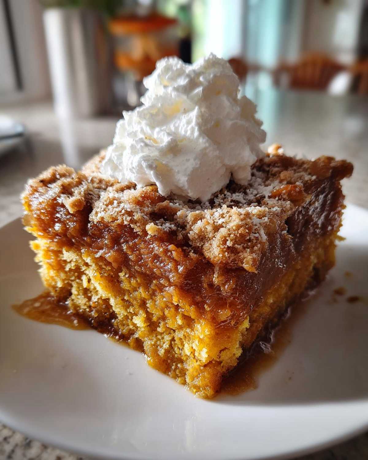 Pumpkin Dump Cake - detail 1