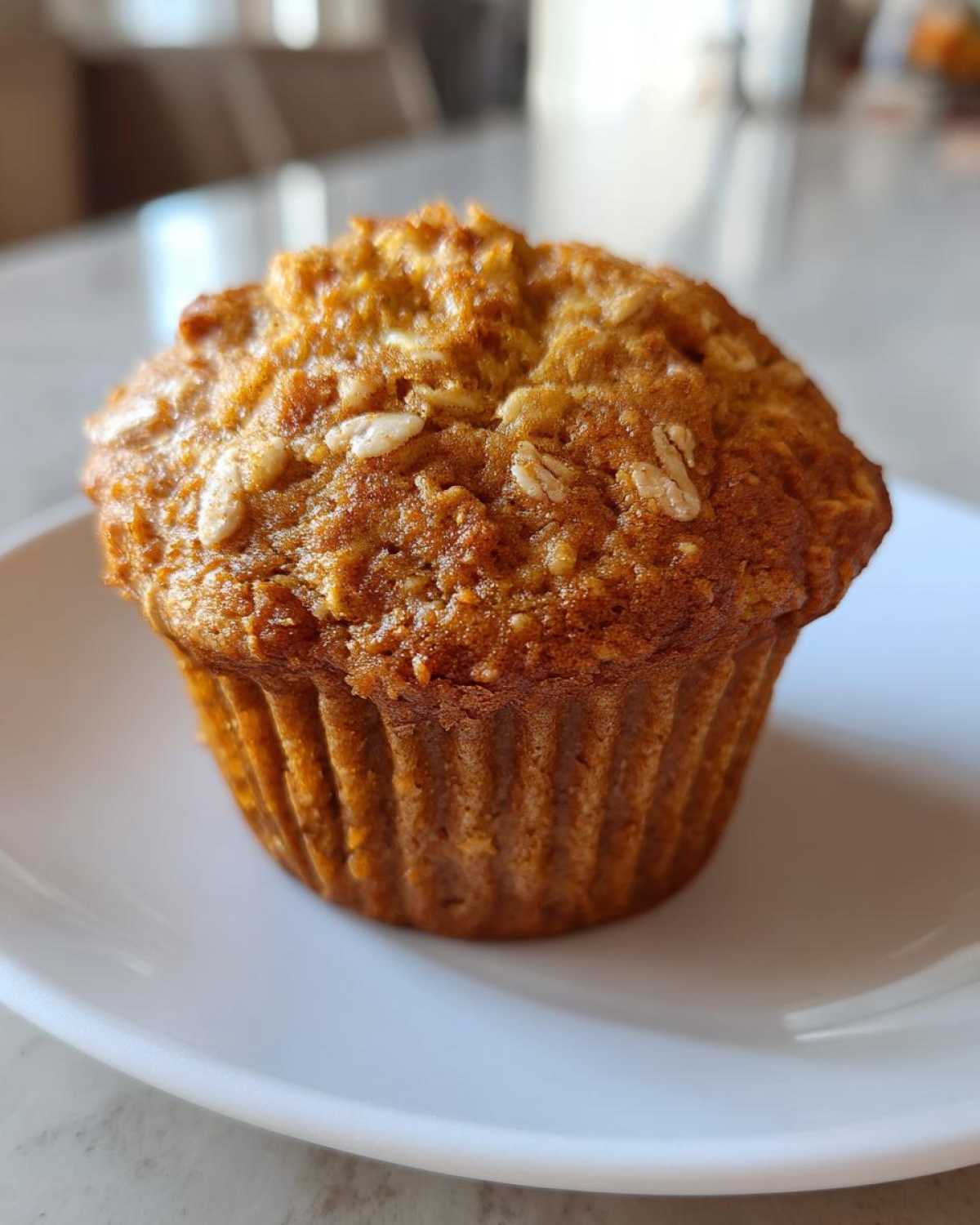 Pumpkin Oat Muffins - detail 3