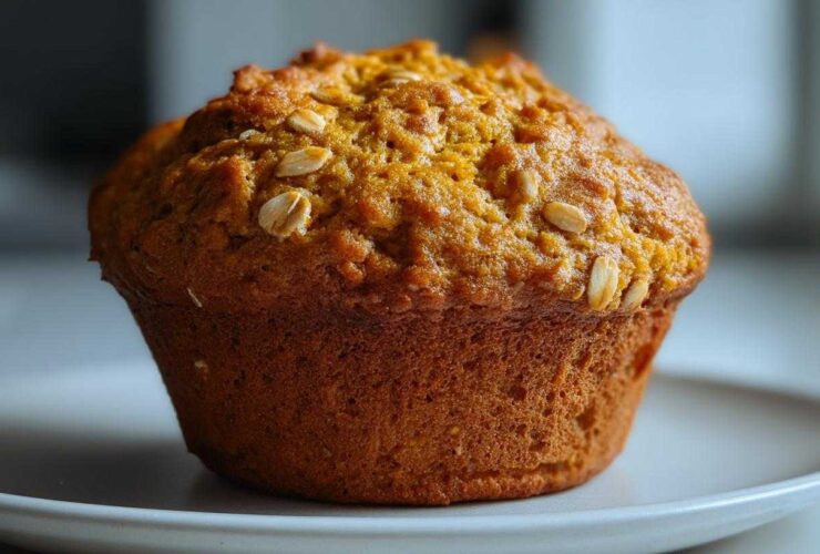 Pumpkin Oat Muffins