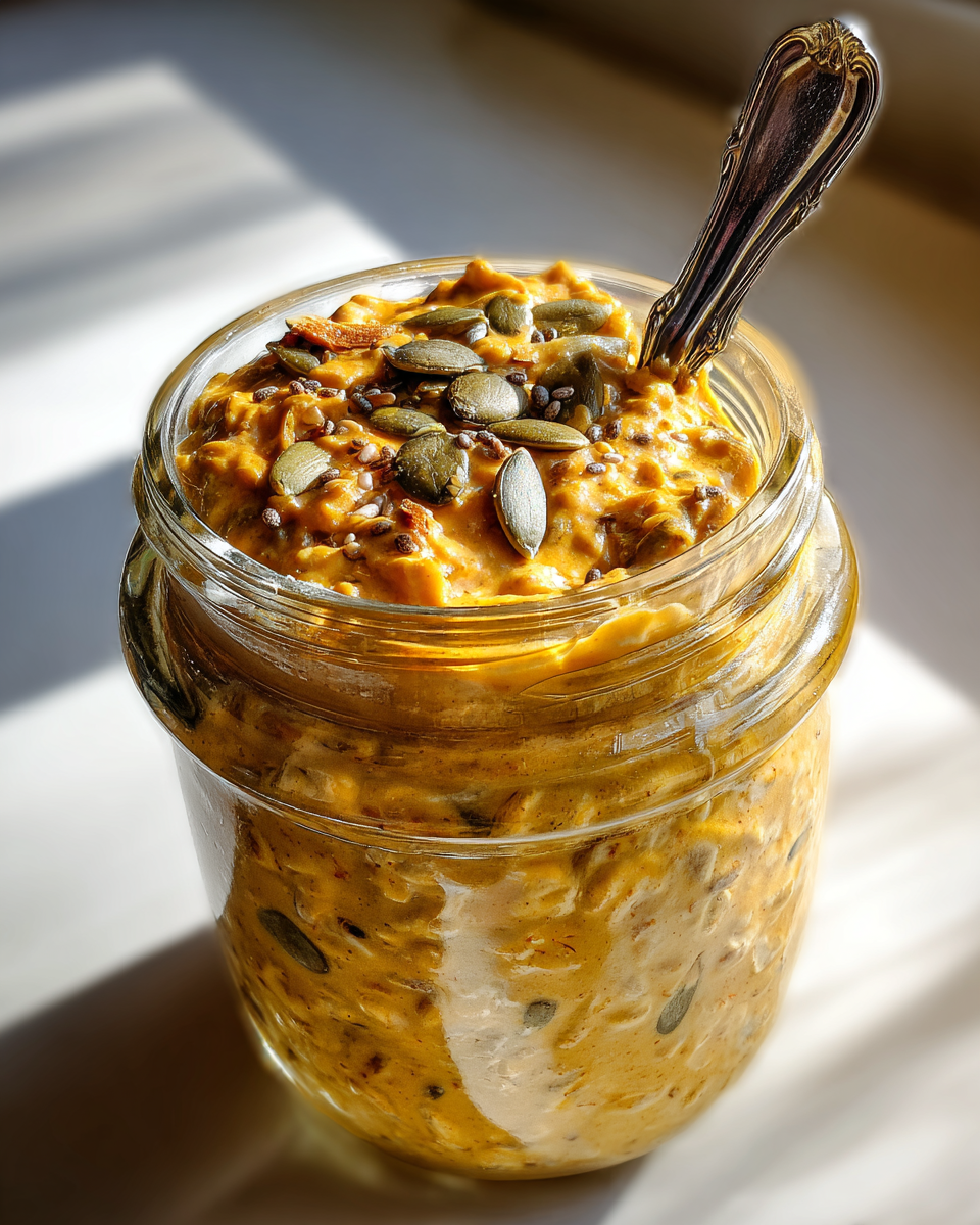 Pumpkin Pie Overnight Oats - detail 1