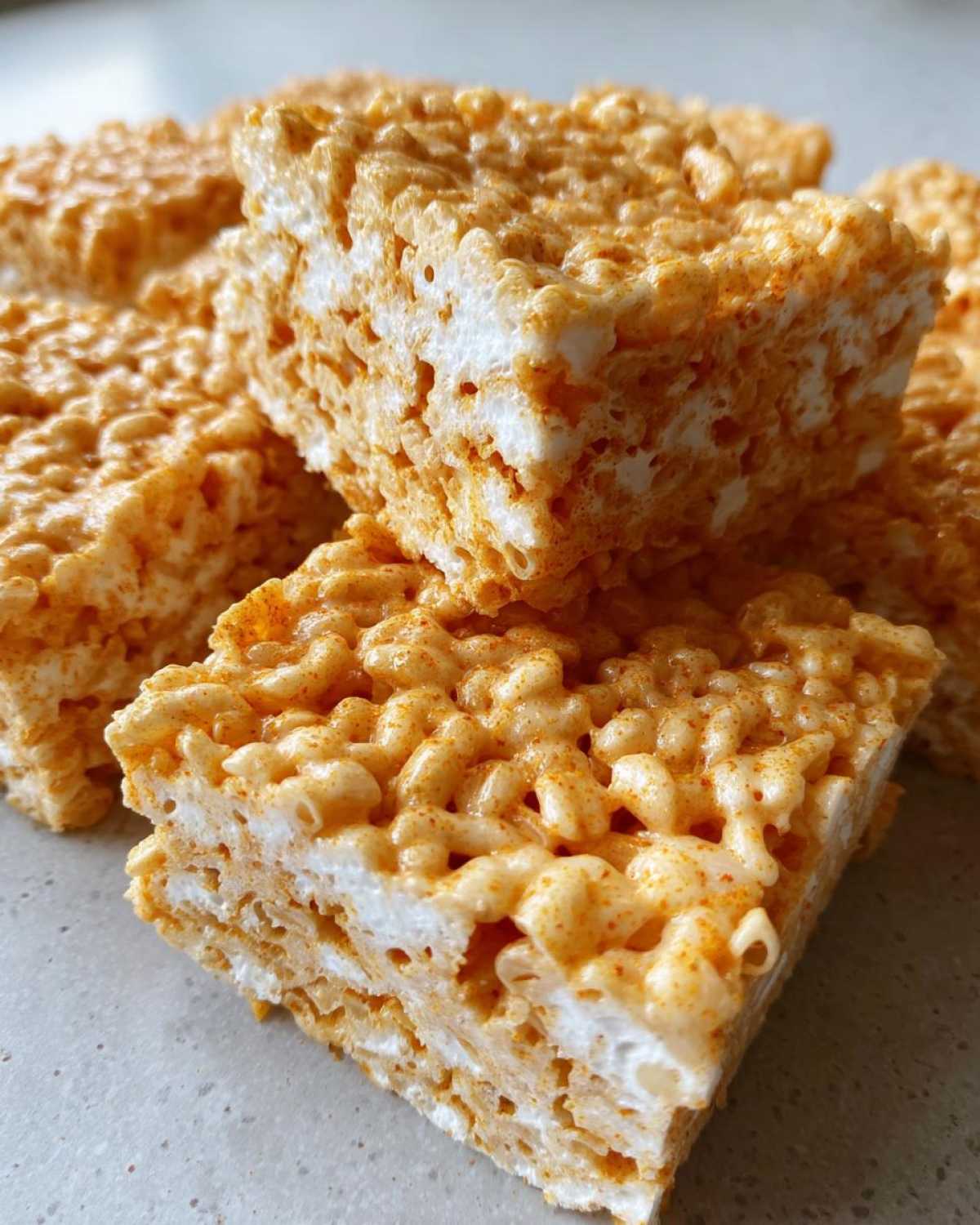 Pumpkin Rice Krispie Treats - detail 1