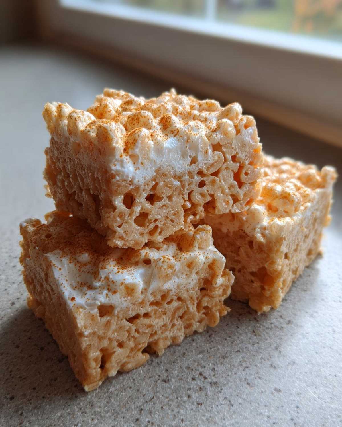 Pumpkin Rice Krispie Treats - detail 2