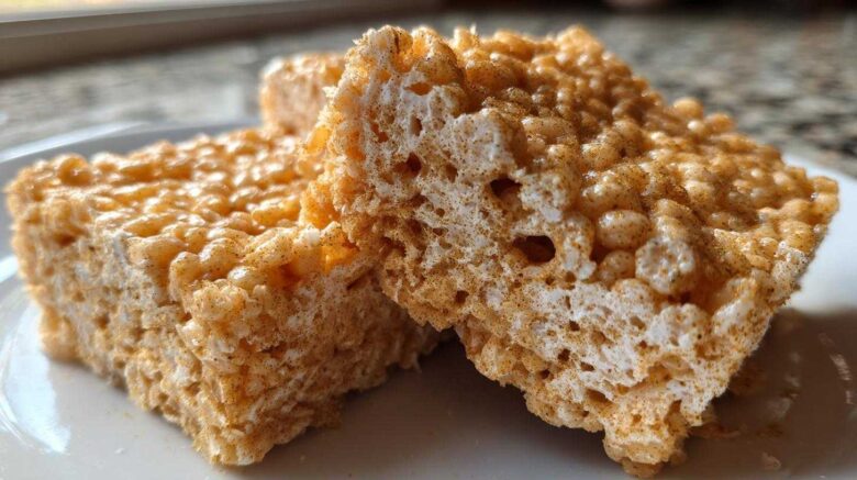 Pumpkin Rice Krispie Treats