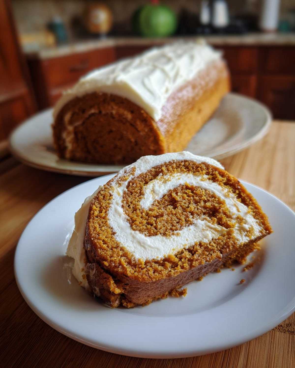 Pumpkin Roll Cake - detail 1