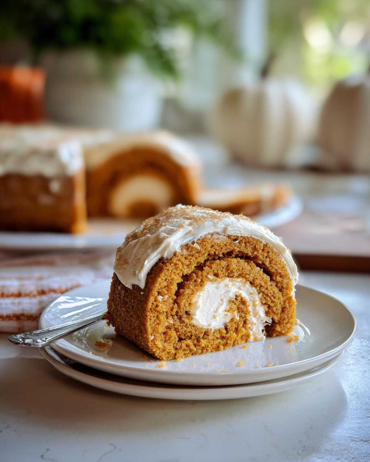 Pumpkin Roll Cake - detail 4