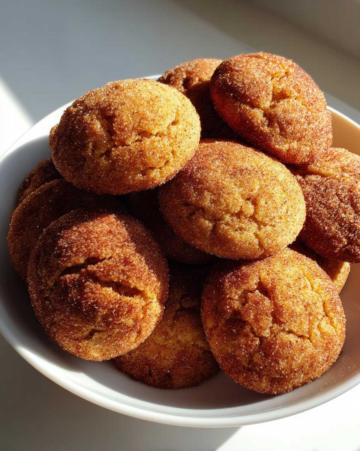 Pumpkin Snickerdoodle Cookies - detail 2