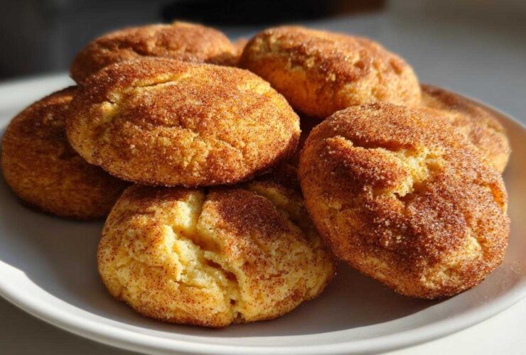 Pumpkin Snickerdoodle Cookies