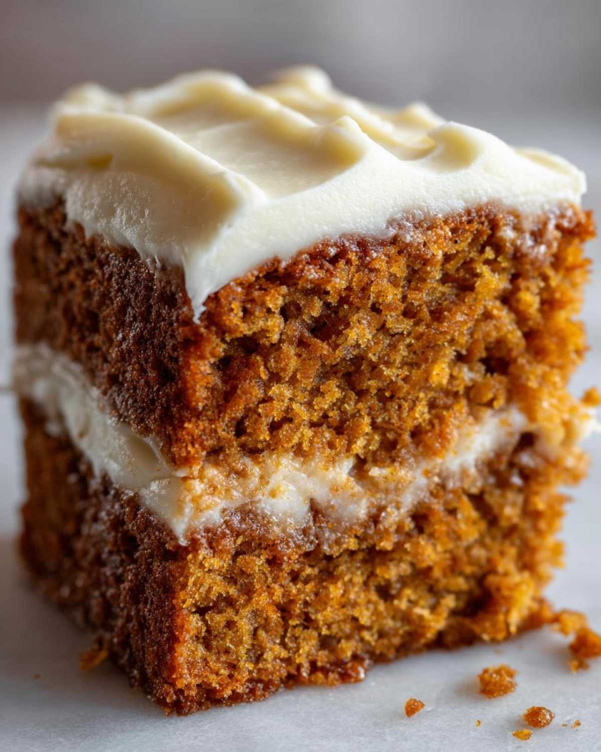 Pumpkin Spice Cake with Cream Cheese Frosting - detail 1