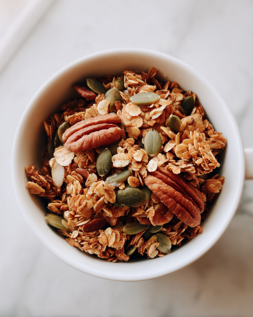 Pumpkin Spice Granola - detail 1