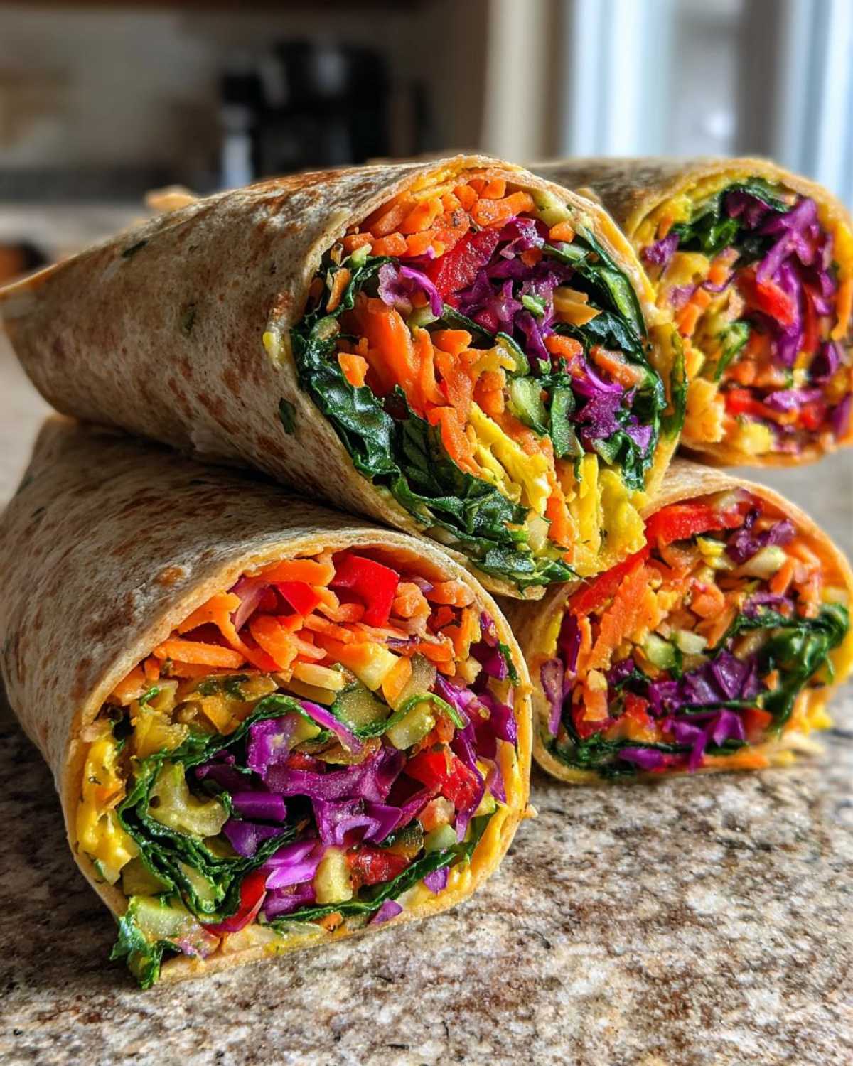 Rainbow Veggie Pinwheels - detail 2
