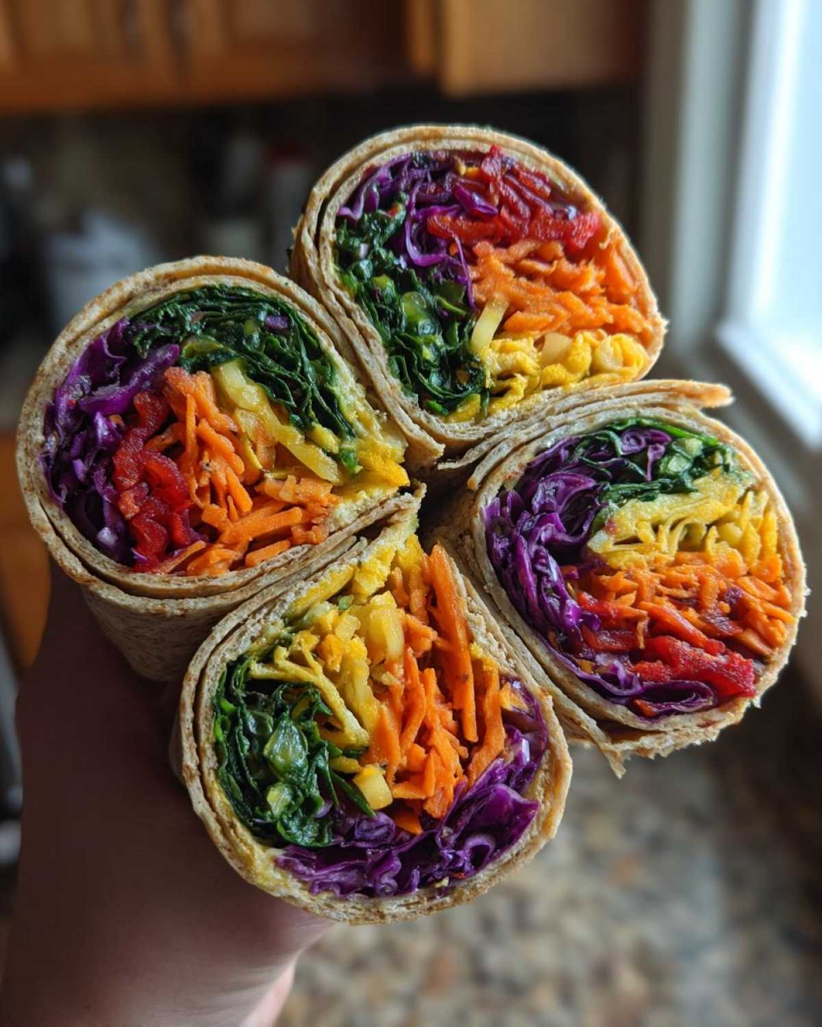 Rainbow Veggie Pinwheels - detail 4