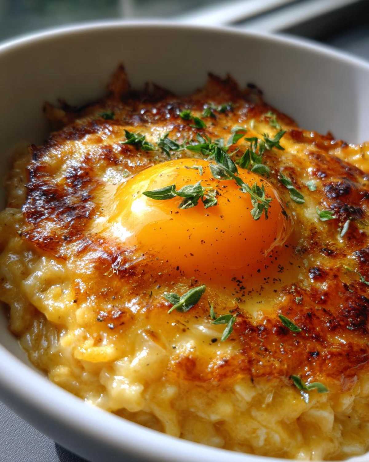 Savory Cheddar Egg Oatmeal - detail 2