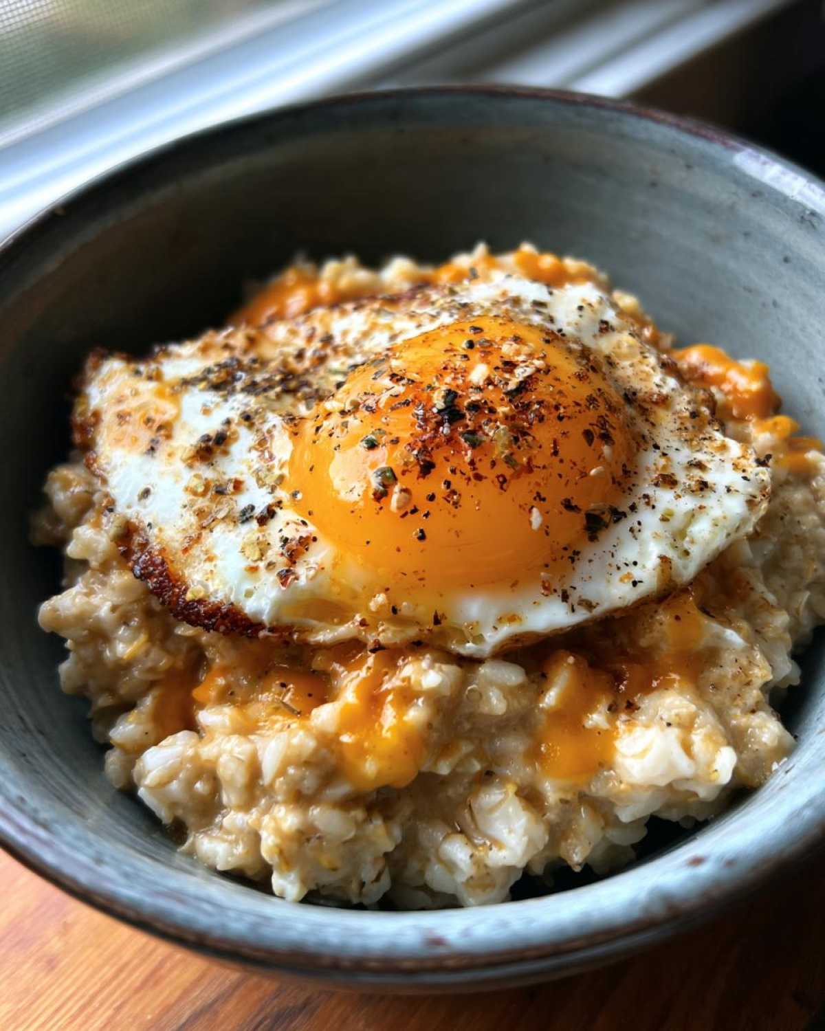 Savory Cheddar Egg Oatmeal - detail 3