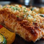 Sheet Pan Garlic Parmesan Salmon