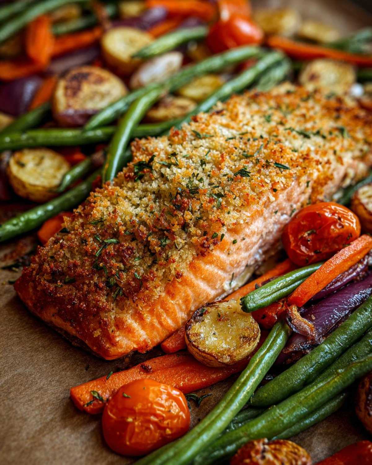 Sheet Pan Garlic Parmesan Salmon - detail 4