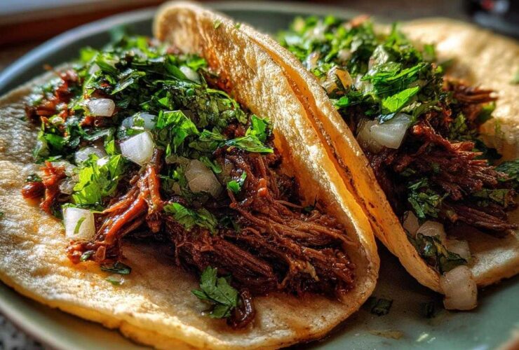 Slow Cooker Beef Barbacoa Tacos