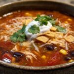 Slow Cooker Chicken Tortilla Soup