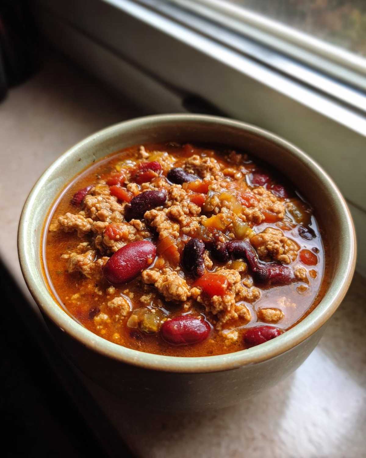 Slow Cooker Pumpkin Turkey Chili - detail 1