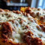 Spaghetti Squash Lasagna Boats