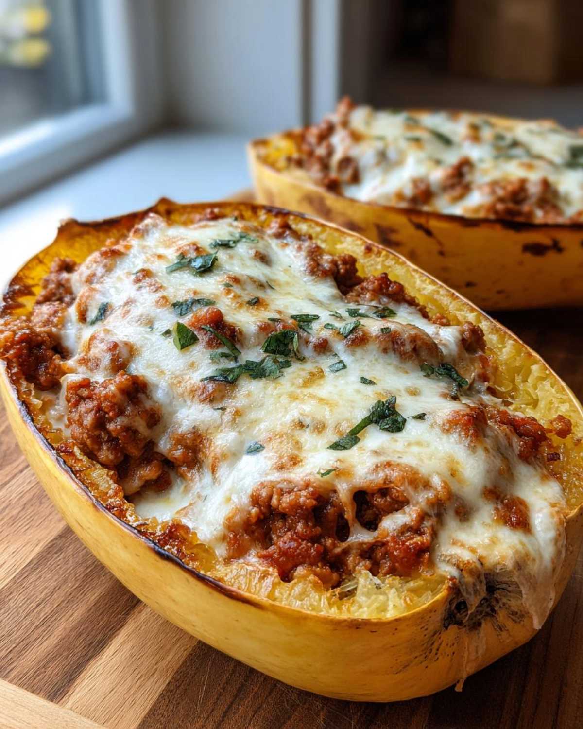 Spaghetti Squash Lasagna Boats - detail 4