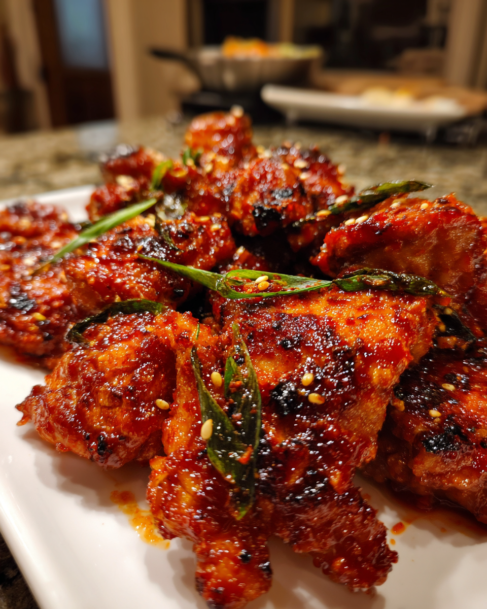 Spicy Korean Chicken Thighs - detail 1