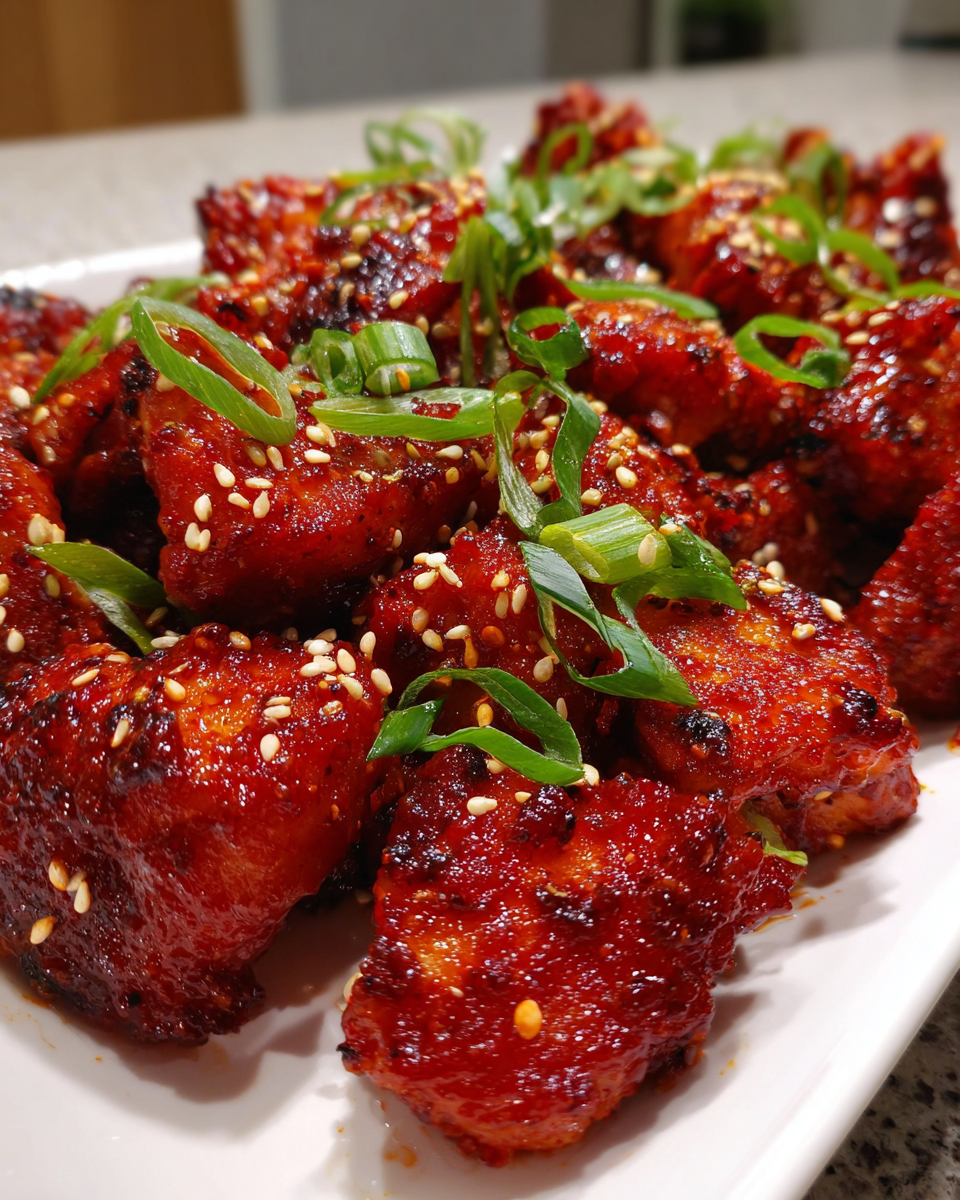 Spicy Korean Chicken Thighs - detail 3