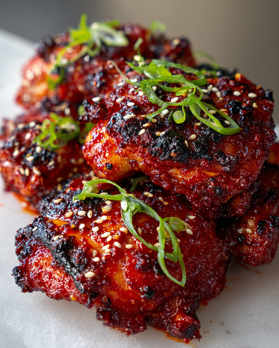 Spicy Korean Chicken Thighs - detail 4
