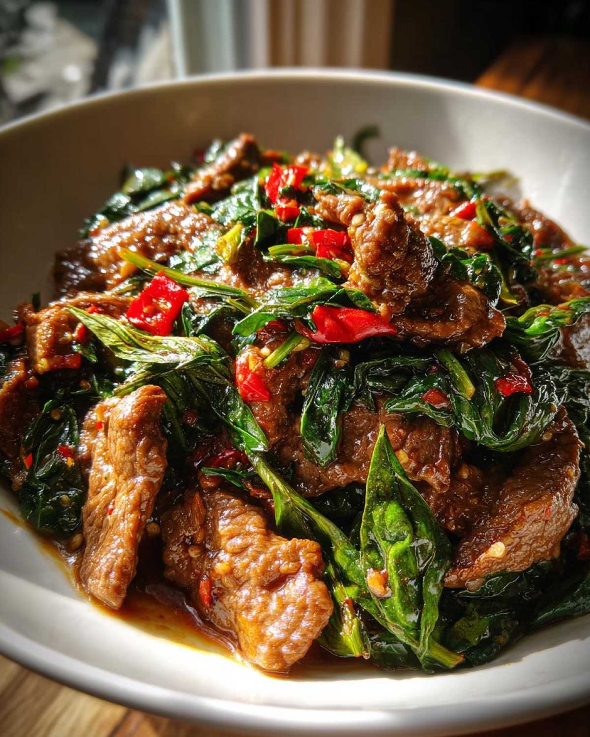 Spicy Thai Basil Beef Stir-Fry - detail 1