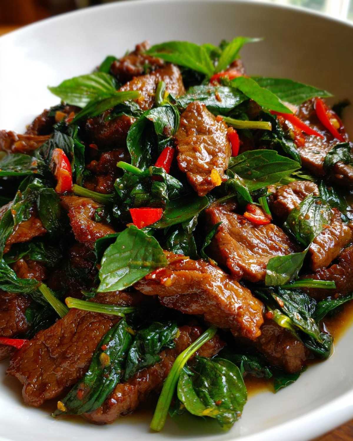 Spicy Thai Basil Beef Stir-Fry - detail 2