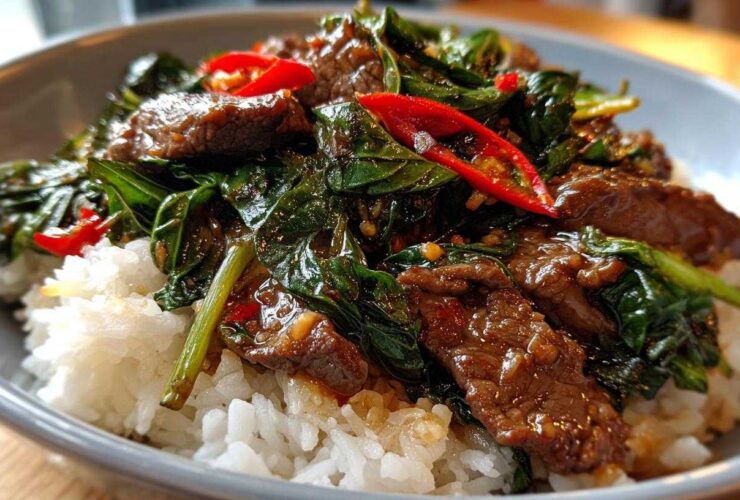 Spicy Thai Basil Beef Stir-Fry