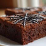 Spiderweb Brownies
