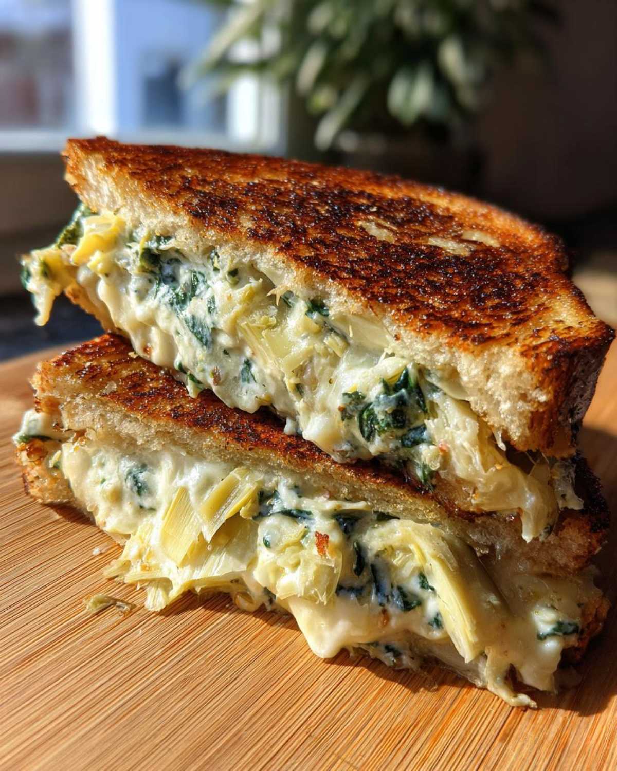 Spinach Artichoke Grilled Cheese - detail 1