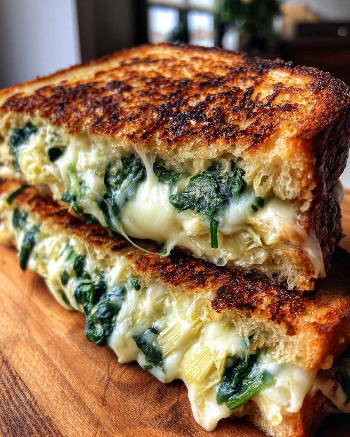 Spinach Artichoke Grilled Cheese - detail 2