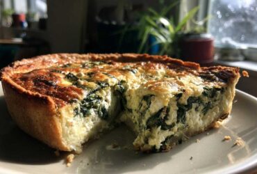 Spinach Feta Quiche