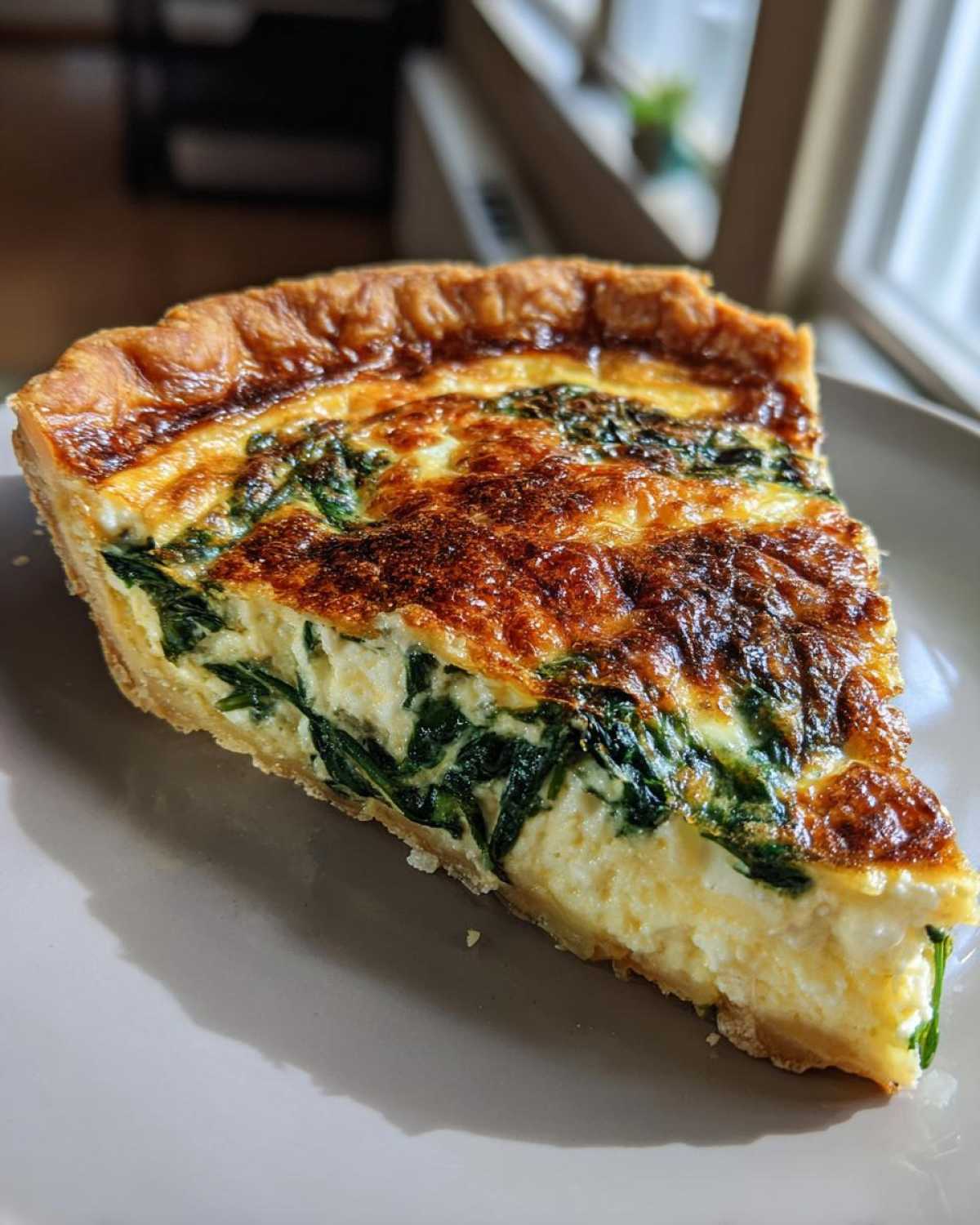 Spinach Feta Quiche - detail 4