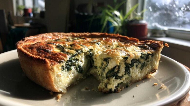 Spinach Feta Quiche