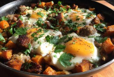 Sweet Potato Sausage Breakfast Hash