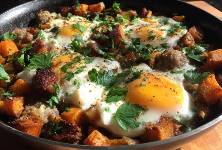 Sweet Potato Sausage Breakfast Hash